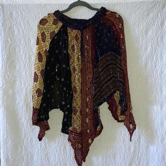 Lakhay’s Collection BoHo Gypsy Handkerchief Skirt - Picture 1 of 6